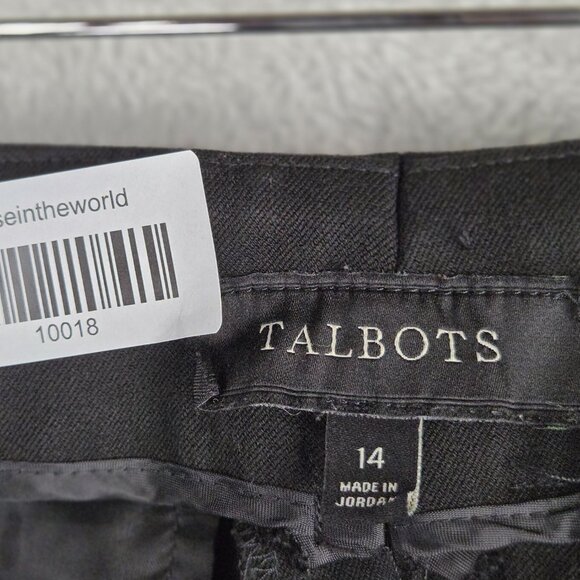 Talbots Black Dress Pants, Size 14 - Picture 7 of 7